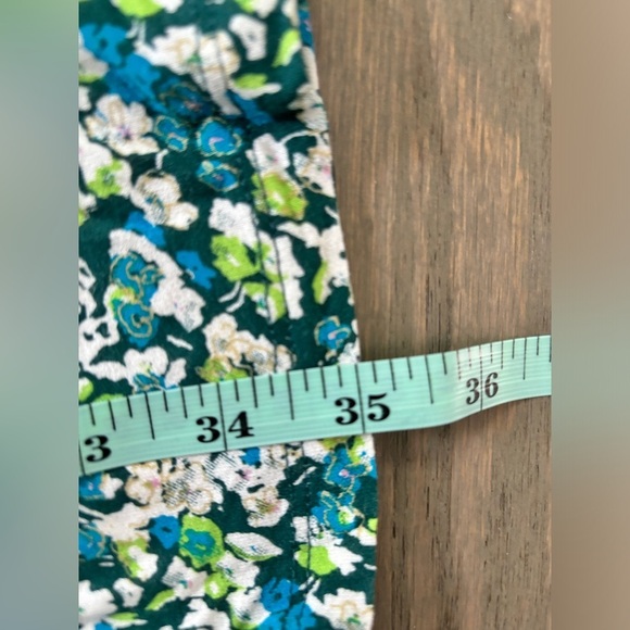 NWT Nordstrom BP Green Floral Knit Dress Long Sleeve V neck Sheath Size M - Picture 5 of 6